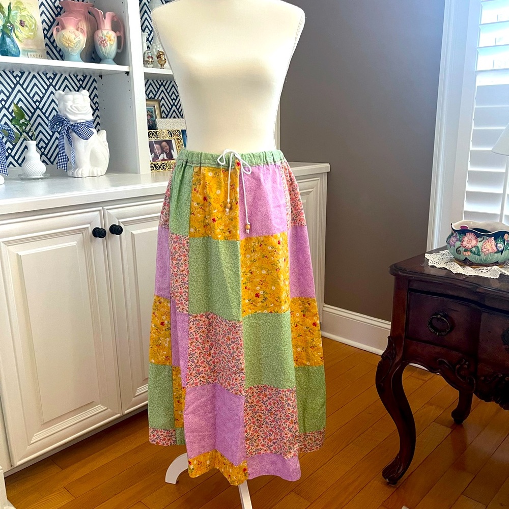 Vintage Patchwork Skirt size M